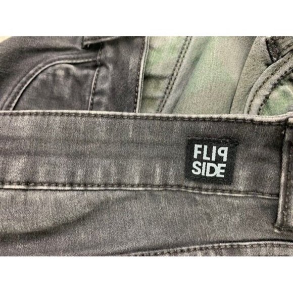 Flipside Side 36x29 (Measured) Womens Jeans Black And Camo Mid Rise Stre… - Picture 2 of 3